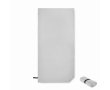 Serviette de sport en microfibre avec sangle de fermeture 200 g/m² couleur gris