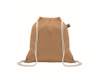 Sac en coton avec fermeture à cordon 180 g/m² couleur ivoire