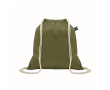 Sac en coton avec fermeture à cordon 180 g/m² couleur vert foncé