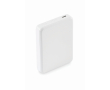 Batterie externe 5000 mAh à charge rapide, compatible avec les PC couleur blanc