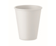 Gobelet réutilisable à simple paroi en maïs 200 ml couleur blanc