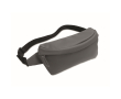 Sac banane en RPET et PU ajustable avec un grand compartiment couleur gris foncé