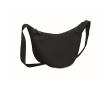 Sac à bandoulière en RPET avec une poche principale couleur noir