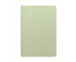 Carnet A5 à couverture rigide fabriqué en canne à sucre, pages lignées couleur vert menthe