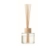 Diffuseur de parfum en verre avec 6 bâtonnets à la vanille couleur transparent