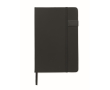 Carnet A5 noir à couverture rigide avec clé USB incluse pages lignées couleur noir