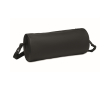 Sac de sport cylindrique en RPET avec sangle amovible couleur noir
