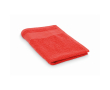 Serviette de toilette en éponge 100% coton 380 g/m² 30x50 cm couleur rouge