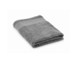 Serviette de bain 100 % coton éponge 380 g/m² 70x140 cm couleur gris foncé