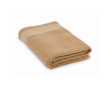 Serviette de bain 100 % coton éponge 380 g/m² 100x150 cm couleur camel