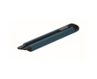 Cutter rétractable en plastique avec lame en acier au carbone et recharges couleur bleu