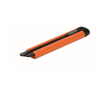 Cutter rétractable en plastique avec lame en acier au carbone et recharges couleur orange