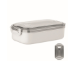 Boîte repas en plastique avec intérieur en acier inoxydable recyclé 750 ml couleur blanc