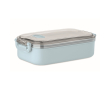 Boîte repas en plastique avec intérieur en acier inoxydable recyclé 750 ml couleur bleu ciel
