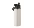 Bouteille en acier inoxydable à double paroi avec paille 500ml couleur blanc