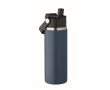 Bouteille en acier inoxydable à double paroi avec paille 500ml couleur bleu marine