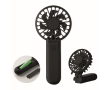 Ventilateur portable et pliable en plastique avec 3 vitesses couleur noir