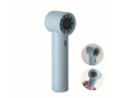 Ventilateur portable à main en plastique avec 5 vitesses couleur bleu ciel