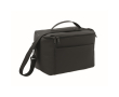 Sac isotherme en PU avec polyester recyclé, poche et bandoulière 5,5 L couleur noir