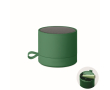 Haut-parleur sans fil métallique compact avec finition caoutchoutée 3W couleur vert