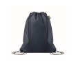 Sac à dos à cordons en RPET non tissé 80 g/m² couleur bleu