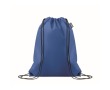 Sac à dos à cordons en RPET non tissé 80 g/m² couleur bleu roi