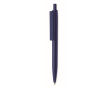 Stylo d’entreprise en plastique recyclé à encre bleue couleur bleu