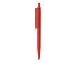 Stylo d’entreprise en plastique recyclé à encre bleue couleur rouge
