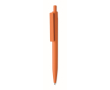 Stylo d’entreprise en plastique recyclé à encre bleue couleur orange