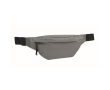 Sac banane en polyester RPET 600D avec fermetures éclair couleur gris foncé