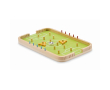 Jeu de football en bois avec joueurs et accessoires couleur bois