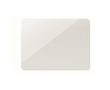 Aimant rectangulaire laminé en PVC pour marquage publicitaire couleur blanc