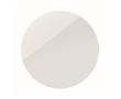 Aimant rond laminé en PVC pour marquage couleur couleur blanc