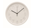 Horloge murale finition mate avec mouvement silencieux couleur blanc