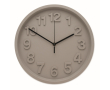 Horloge murale finition mate avec mouvement silencieux couleur gris