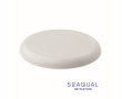 Frisbee en plastique océanique de 21 cm pour marquage couleur blanc