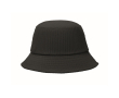 Bob en velours côtelé 100 % polyester pour broderie 220 g/m² couleur noir