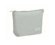 Trousse en velours côtelé polyester avec doublure intérieure 220 g/m² couleur bleu ciel
