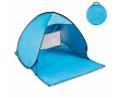 Tente de plage en polyester 190T légère avec crochets et housse couleur turquoise