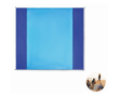 Tapis de plage léger en polyester 200x210cm couleur turquoise