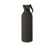 Bouteille en acier inoxydable avec finition caoutchouc 500ml couleur noir