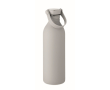 Bouteille en acier inoxydable avec finition caoutchouc 500ml couleur gris