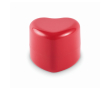 Baume à lèvres végan en boîte en forme de cœur FPS10 vanille couleur rouge
