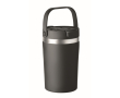 Gobelet avec anse en acier inoxydable recyclé à double paroi 350 ml couleur noir