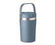 Gobelet avec anse en acier inoxydable recyclé à double paroi 350 ml couleur noir mat