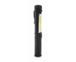Lampe de travail LED avec base magnétique et clip couleur noir