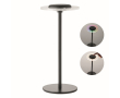 Lampe de table LED rechargeable avec 6 heures d’autonomie couleur noir