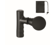 Pistolet de massage avec 2 vitesses et batterie 1200mAh dans une housse couleur noir