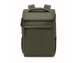 Sac à dos pour ordinateur en PU, doublure en RPET et compartiment 15'' couleur vert foncé