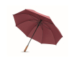 Parapluie automatique en pongé résistant avec manche droit Ø137 couleur bordeaux